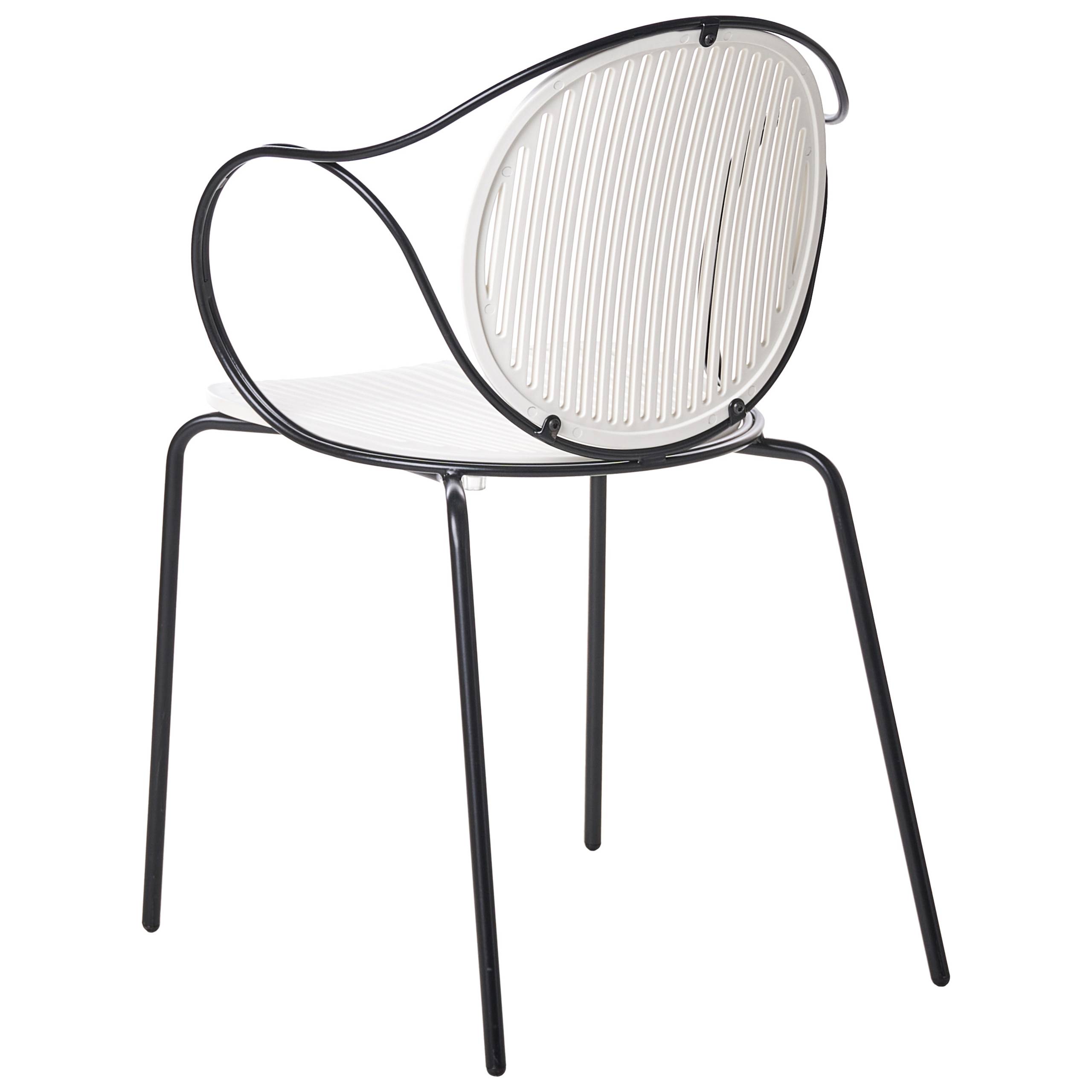Beliani - Chaise de jardin Acier Blanc cassé IKARIA - Beliani - Image 5