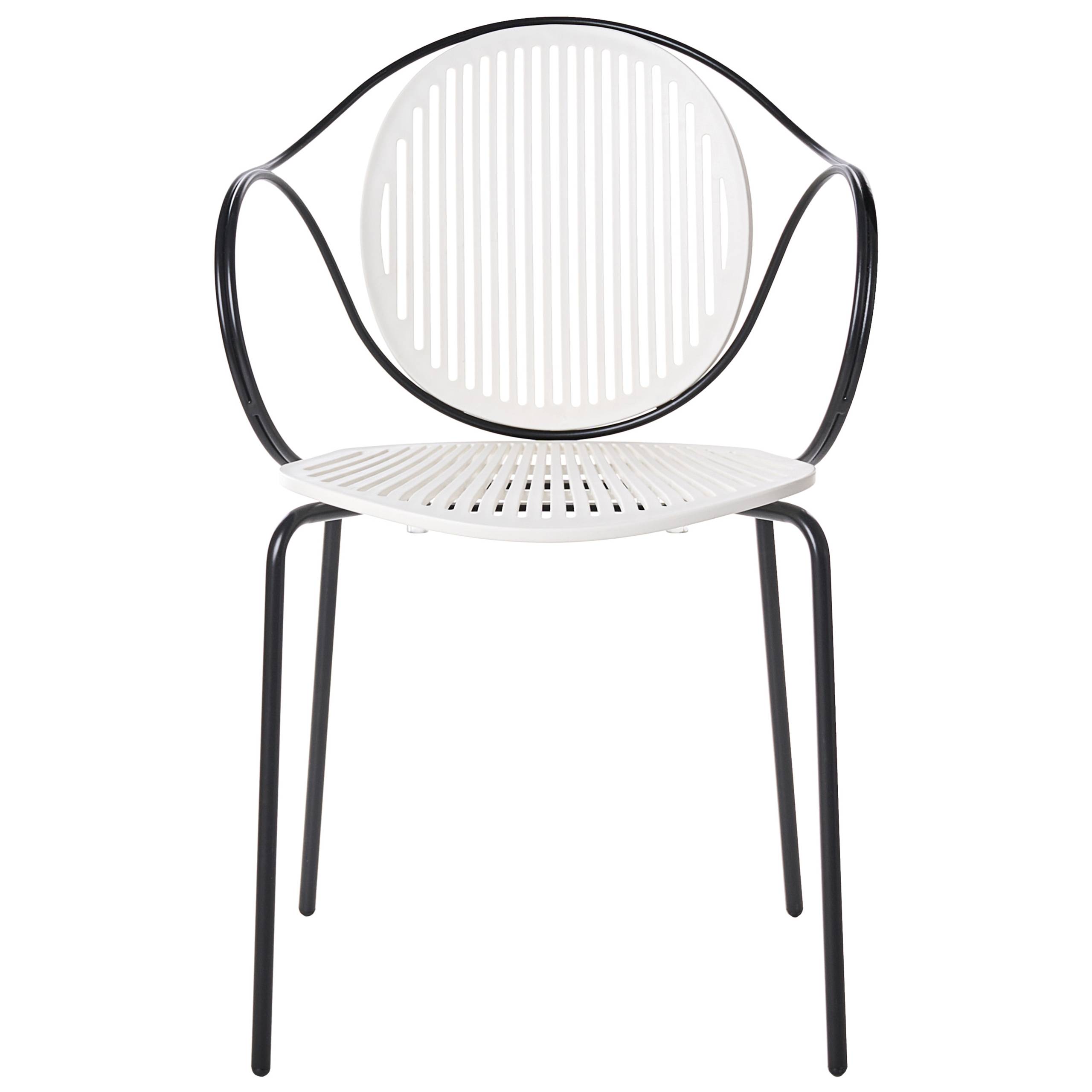 Beliani - Chaise de jardin Acier Blanc cassé IKARIA - Beliani - Image 4