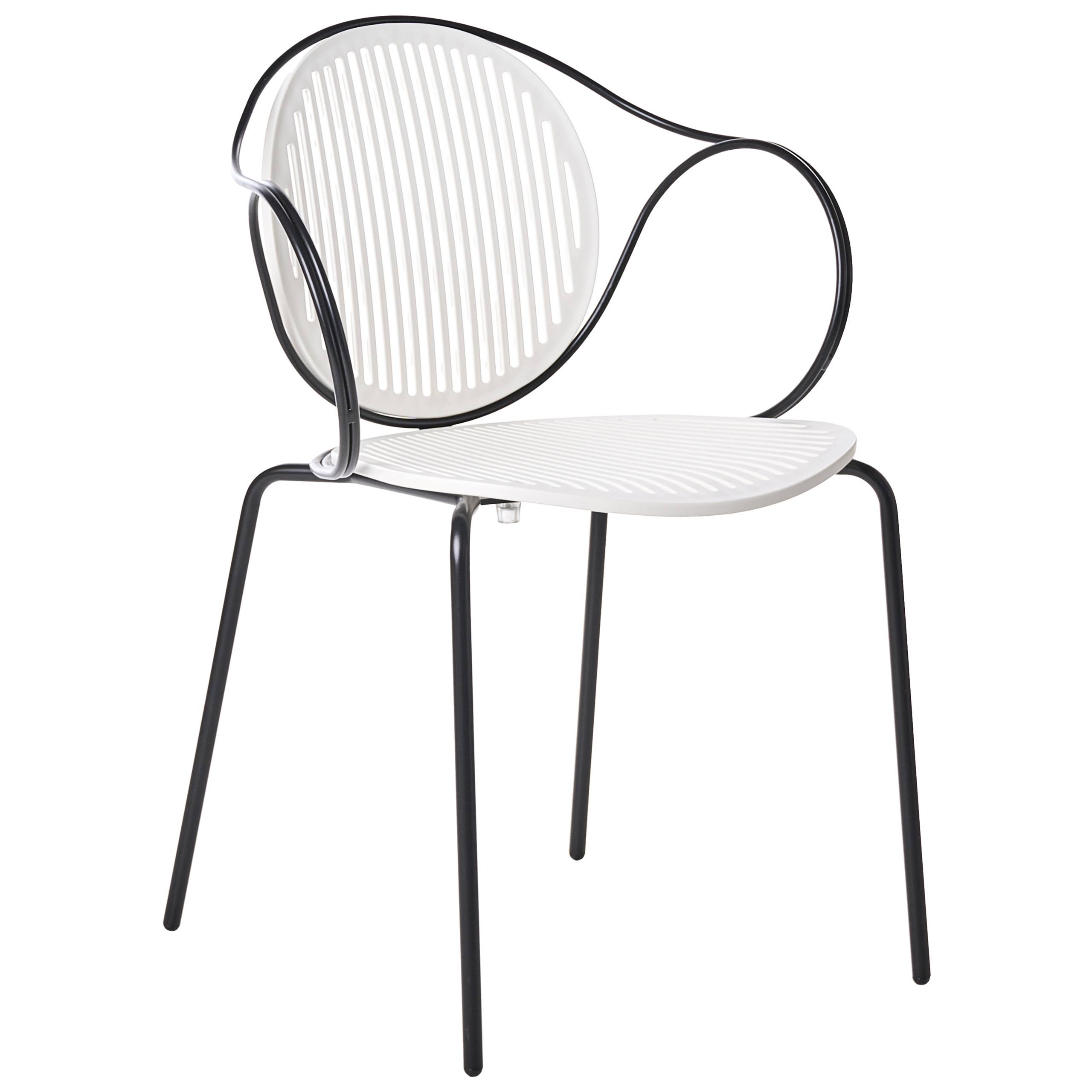 Beliani - Chaise de jardin Acier Blanc cassé IKARIA - Beliani - Image 3