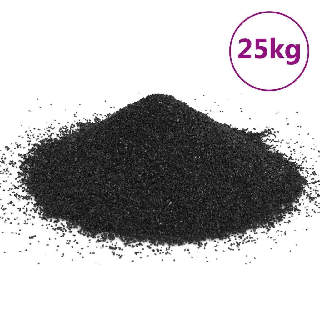 Vidaxl - Sable pour aquarium 25 kg noir 0,2-2 mm vidaXL 155294 - Image 2