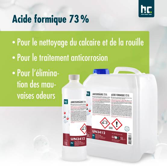 Acide formique 73 % Höfer Chemie® de qualité technique en bouteille de 1 L x 6 - Image 5