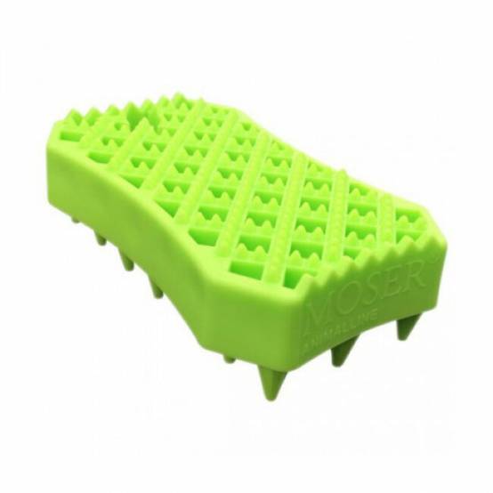 Brosse en caoutchouc Tout en 1 en Moser pour chien et chat