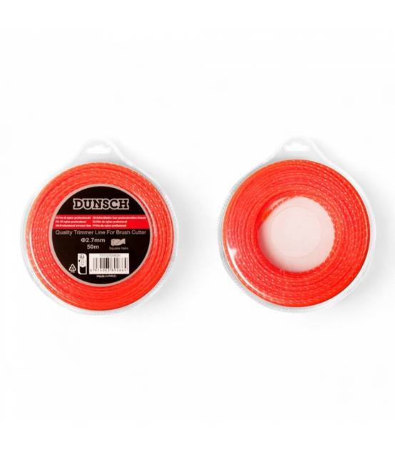 Fil hélicoïdal pour débroussailleuse 2,7mm 50m - DUNSCH 7311270050H - Image 1