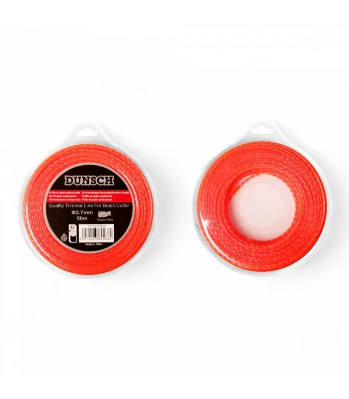 Fil hélicoïdal pour débroussailleuse 2,7mm 50m - DUNSCH 7311270050H - Image 1