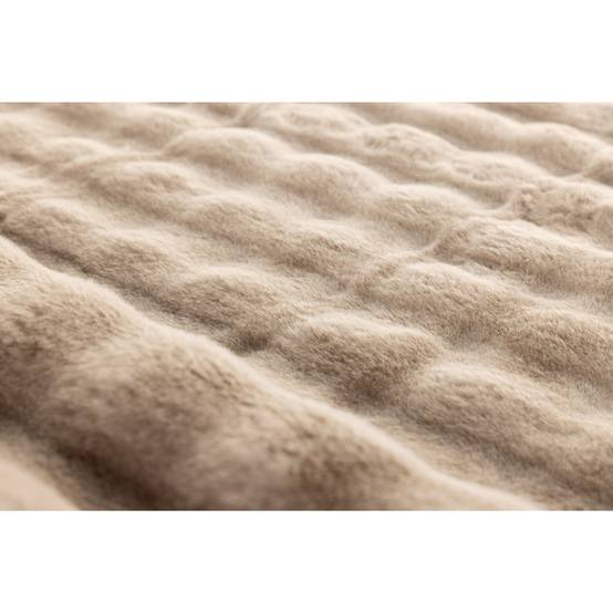 Tapis Imitation Fourrure "Novis" 200x290cm Beige - Image 3