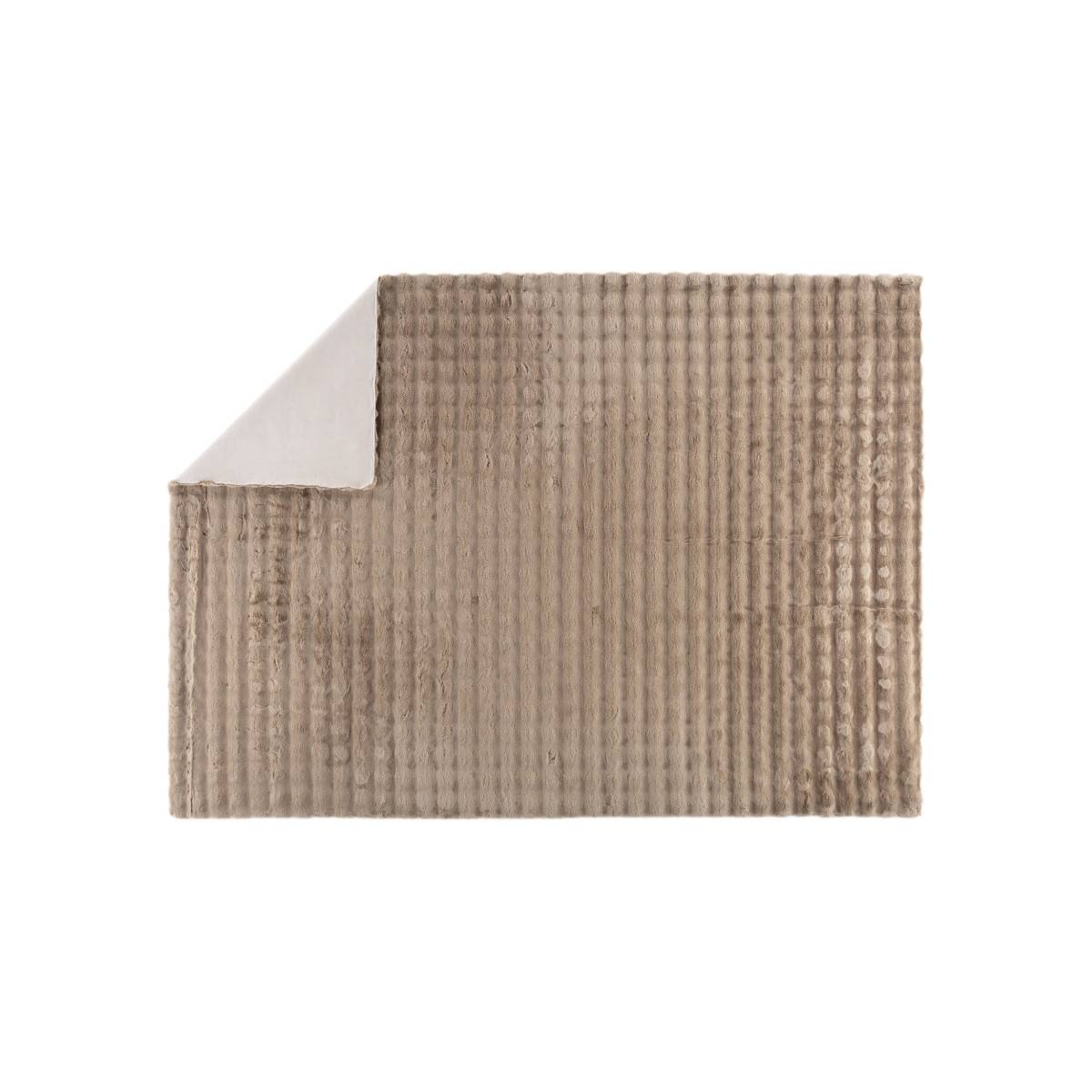 Tapis Imitation Fourrure "Novis" 200x290cm Beige - Image 2