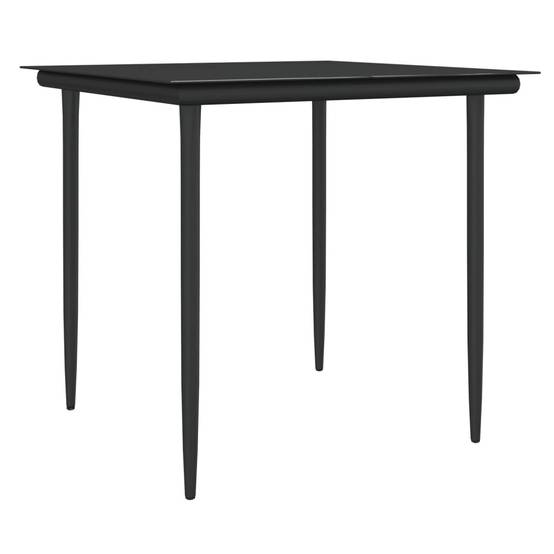 ComfortXL - Set bistrot de jardin 2 personnes résine tressée table verre pour balcon Marron – ComfortXL Outdoor Living - Image 6