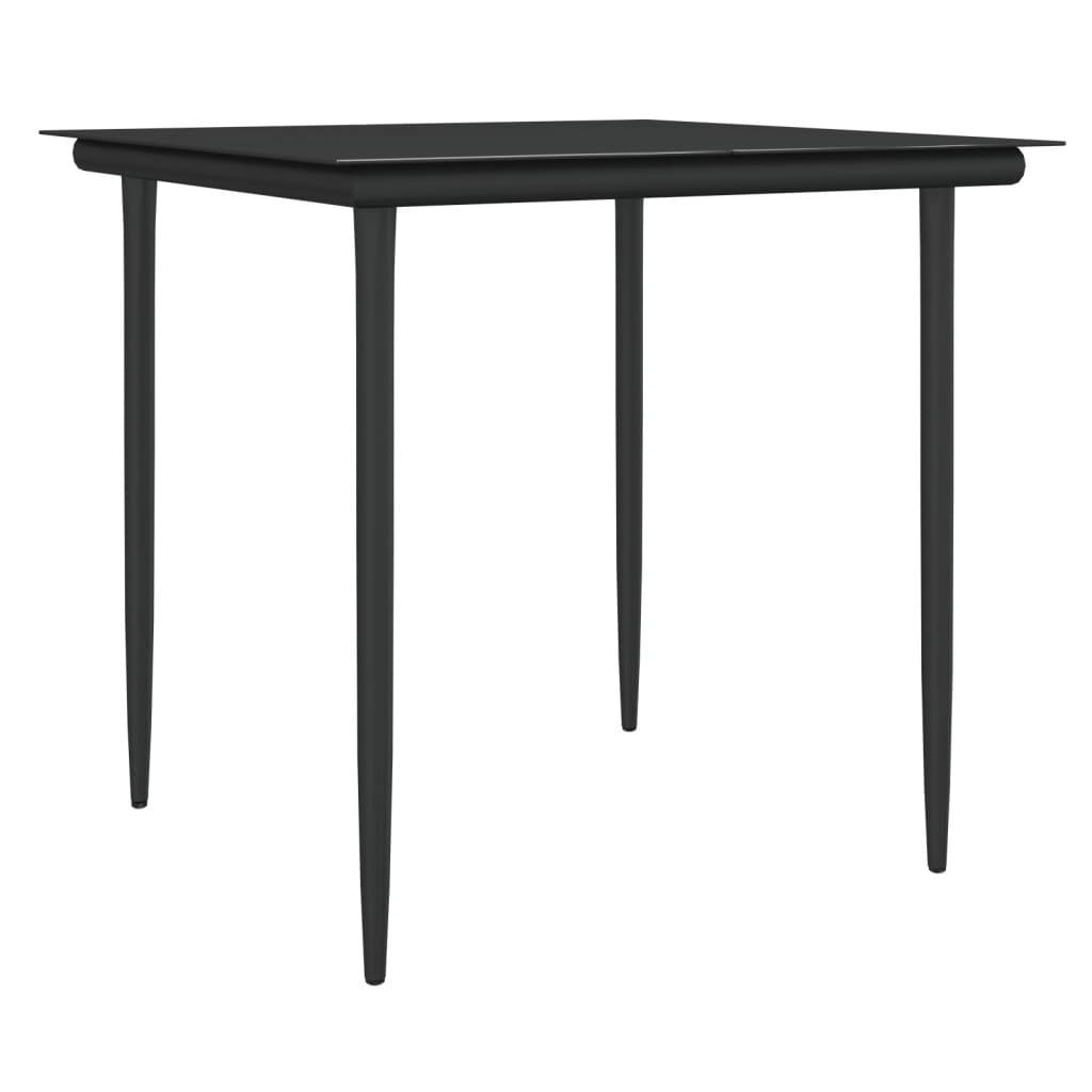 ComfortXL - Set bistrot de jardin 2 personnes résine tressée table verre pour balcon Marron – ComfortXL Outdoor Living - Image 6