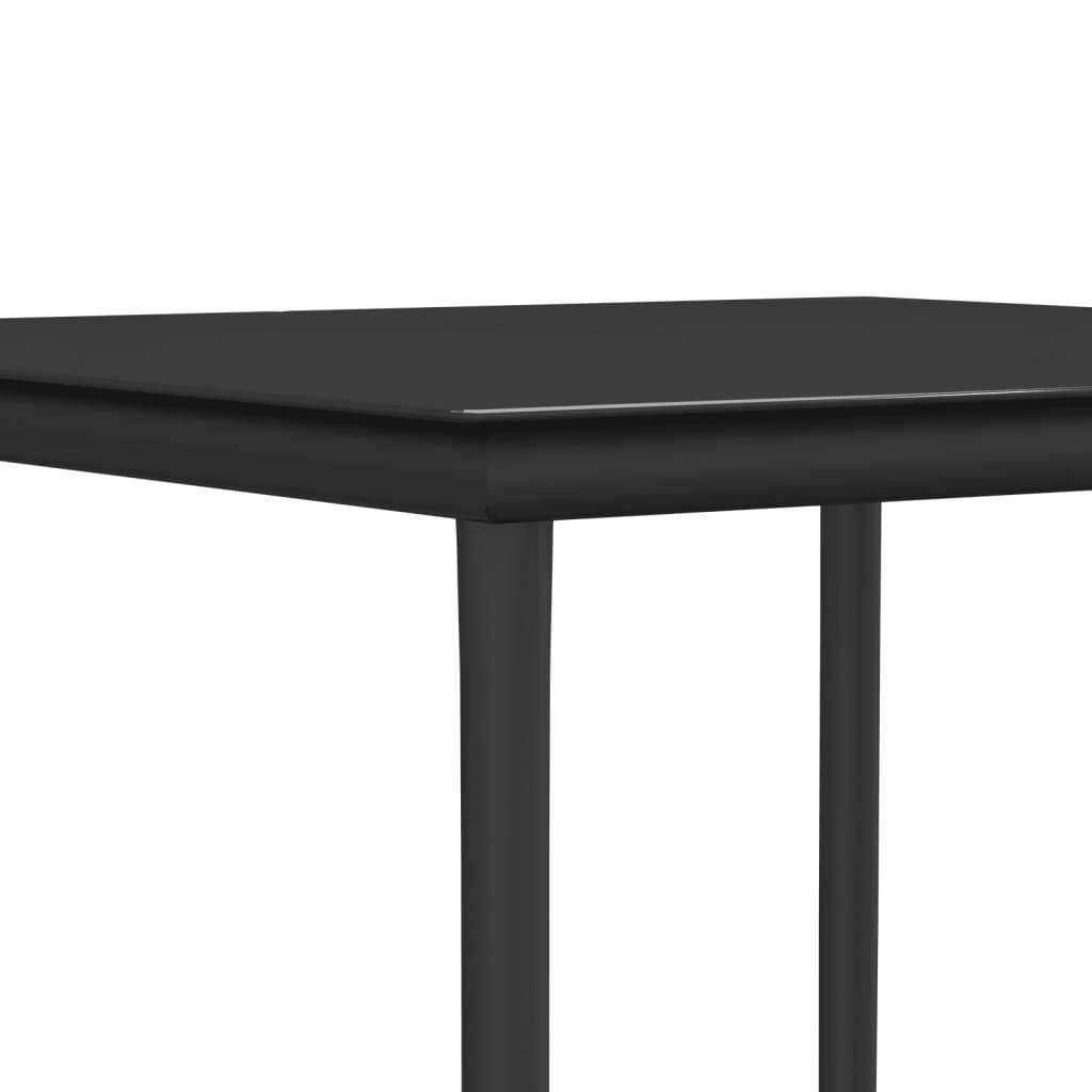 ComfortXL - Set bistrot de jardin 2 personnes résine tressée table verre pour balcon Marron – ComfortXL Outdoor Living - Image 8