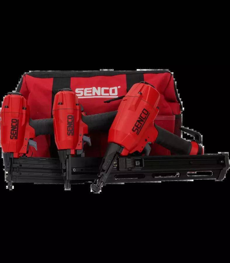 Kit 3 outils Black Label SENCO - 2 cloueurs + agrafeuse + sac de transport - 10S2001N - Image 1