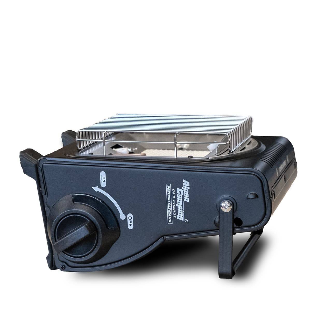 Chauffage à gaz portable 1700W Avec système sécurité + 12 Cartouches gaz ALPEN - Image 7