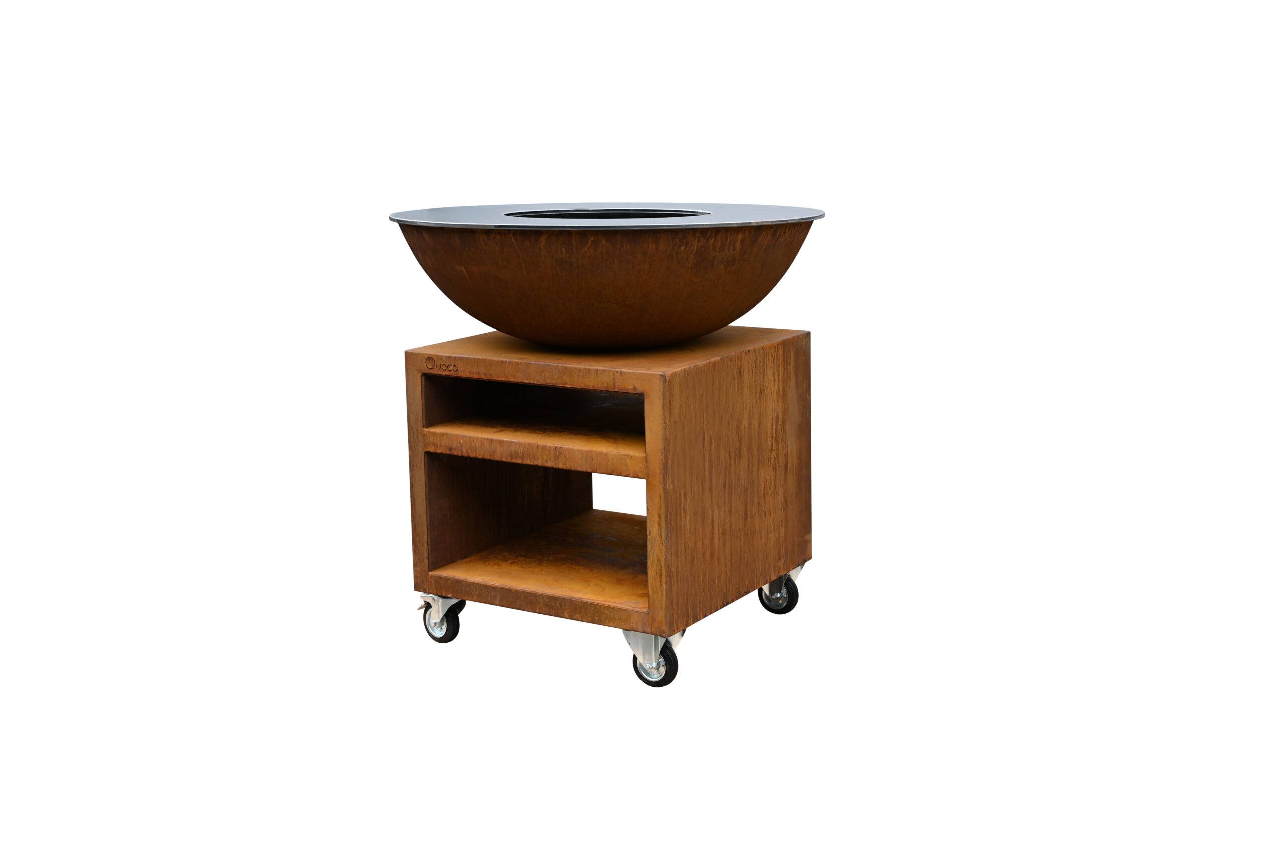 Quoco - Brasero Piatto  Large Pro Corten Ø94  - Quoco - Image 3