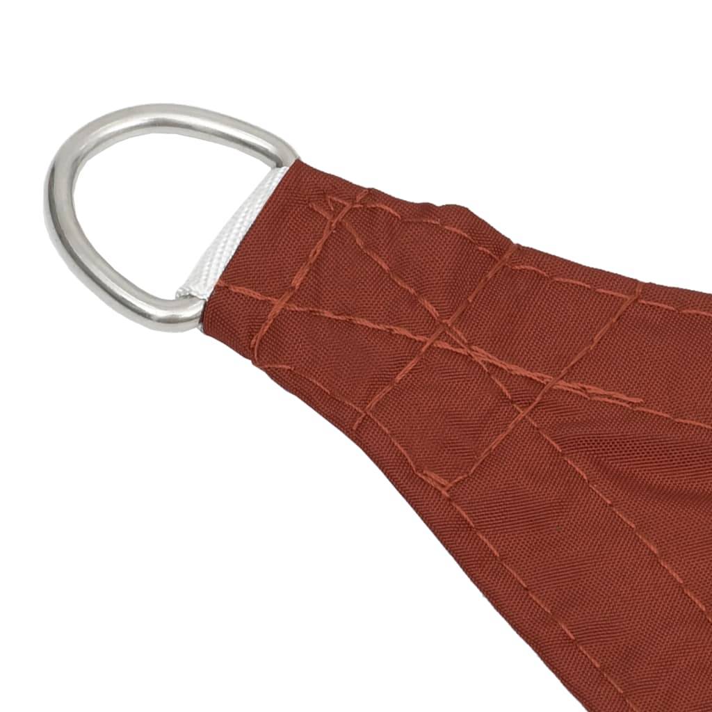 Helloshop26 - Voile toile d'ombrage parasol tissu oxford carré 5 x 5 m terre cuite - Image 4