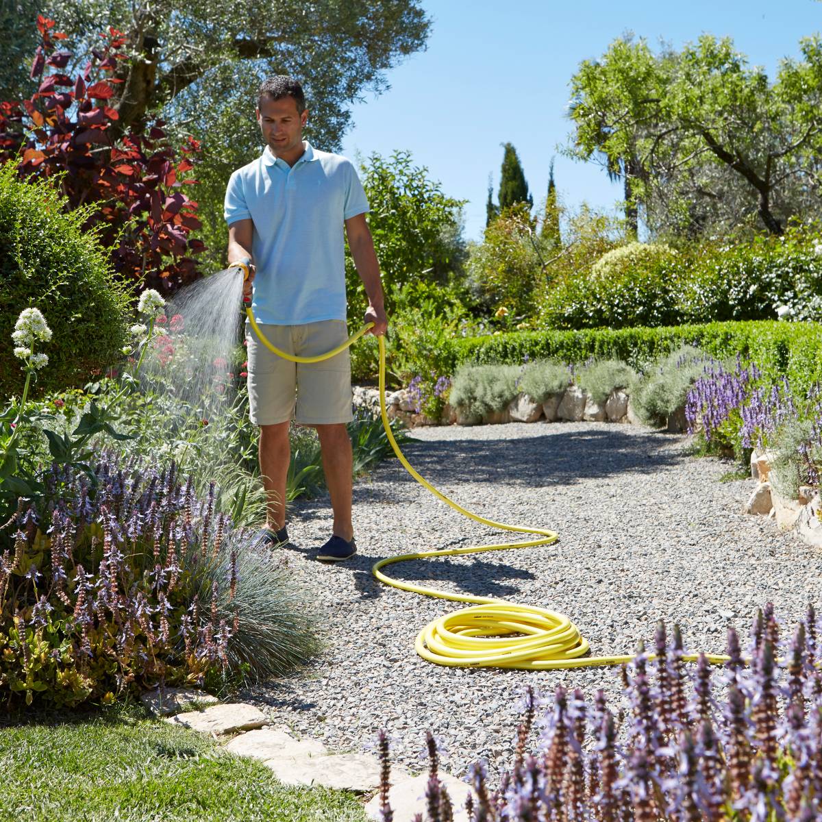Tuyau d'arrosage souple multicouche d15 mm x 50 m - jaune 116394 Tricoflex - Image 3