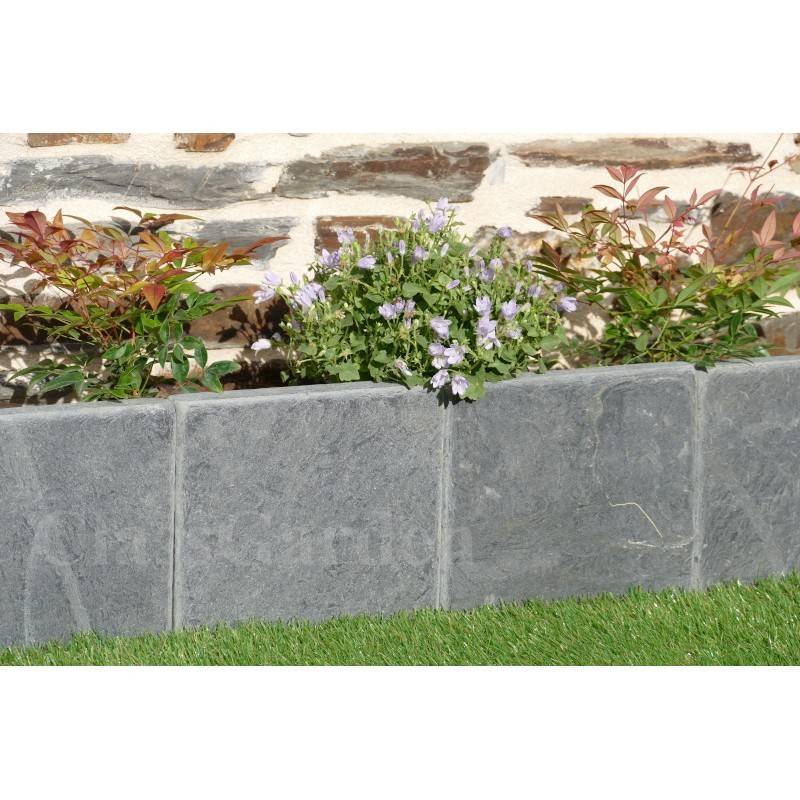 Bordure Ardoise Patinée 25 cm - Pack 70 pièces - 17,50 mètres - Image 2