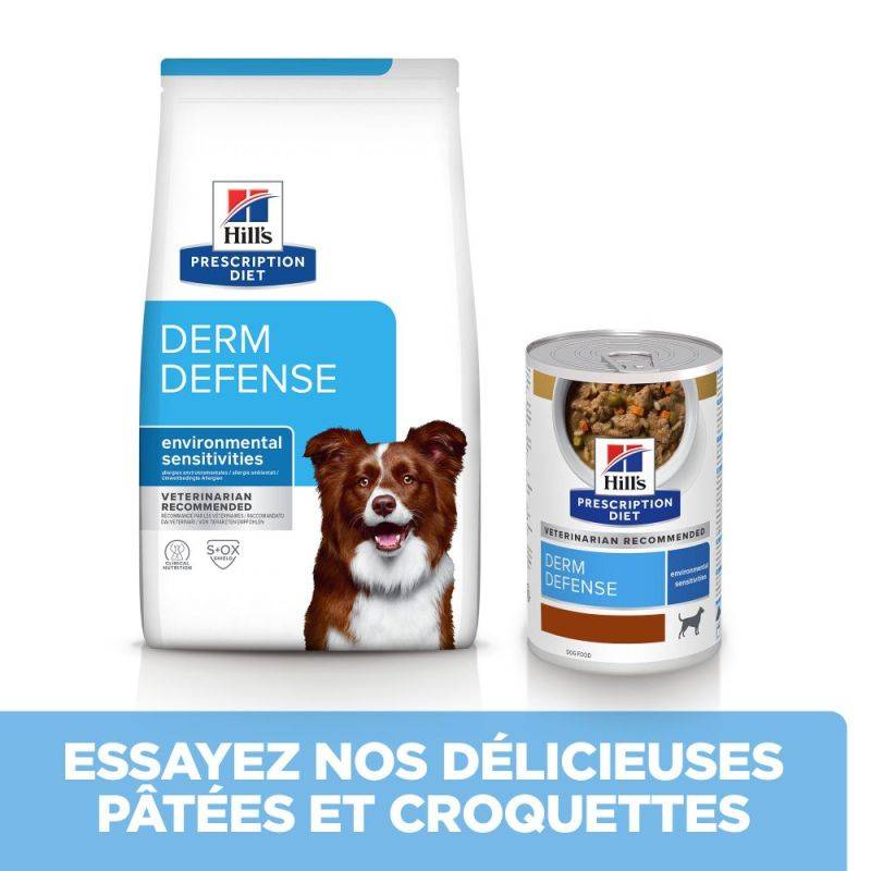 CROQUETTES CHIEN ADULT PRESCRIPTION DIETS DERM DEFENSE - HILL'S 12 kg - Image 3