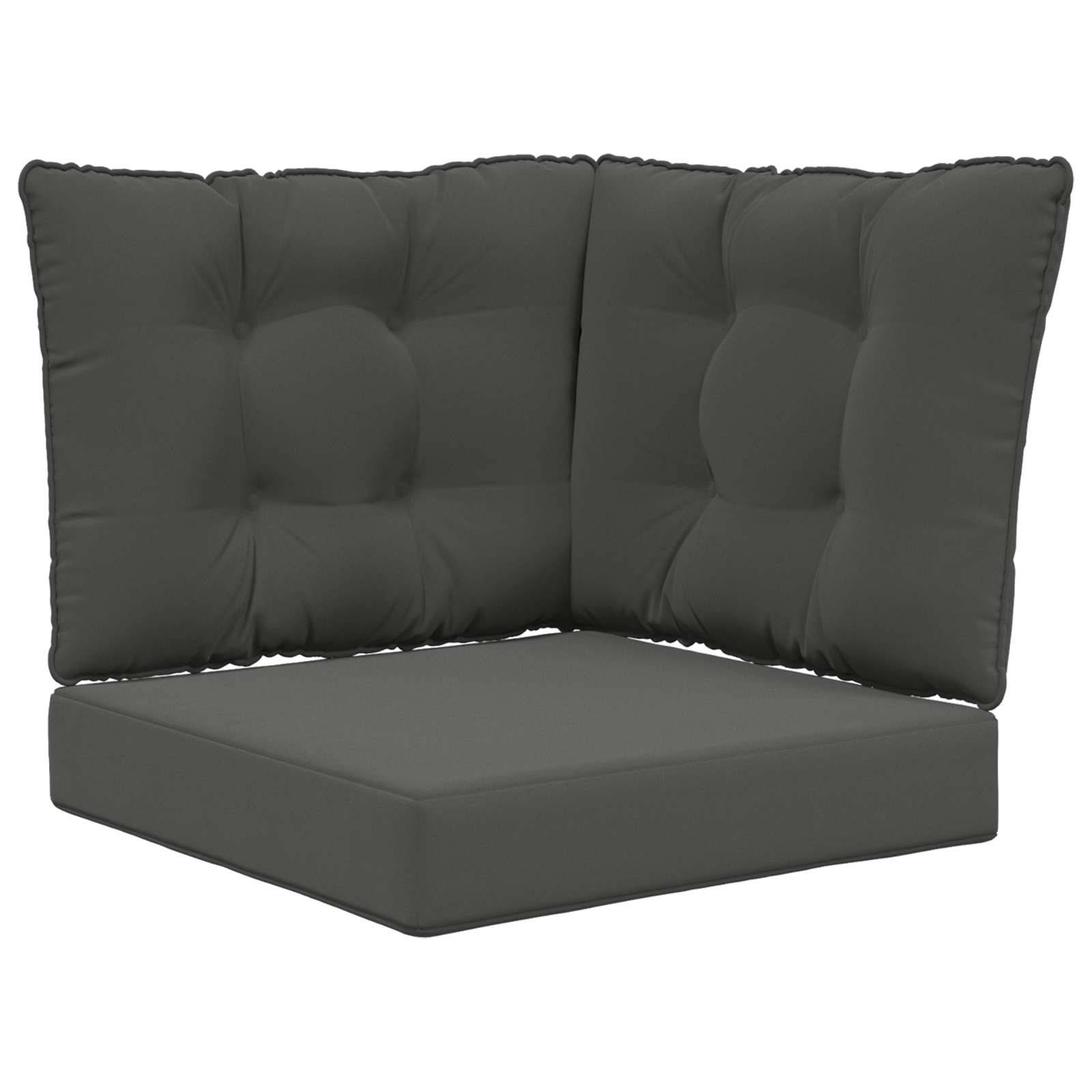 PANGIVO - Coussins de canapé extérieur polyester anthracite 60 x 40 x 10 cm - PANGIVO - Image 2