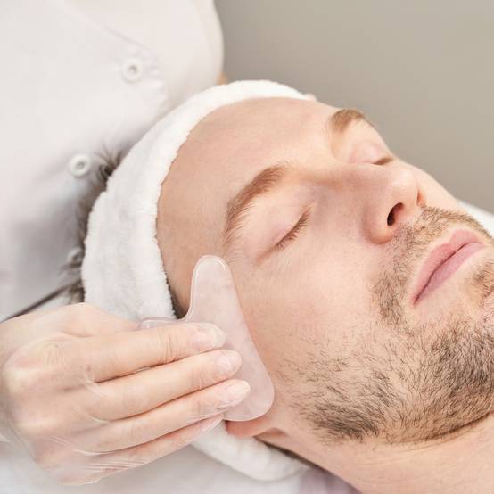 Gua Sha en Quartz Rose, Masseur Visage et Corps, Massage Facial Anti-Age, Stimule la circulation sanguine, Housse fournie - Sun&Sia - Image 3