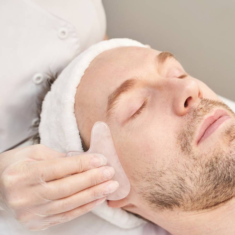 Gua Sha en Quartz Rose, Masseur Visage et Corps, Massage Facial Anti-Age, Stimule la circulation sanguine, Housse fournie - Sun&Sia - Image 3