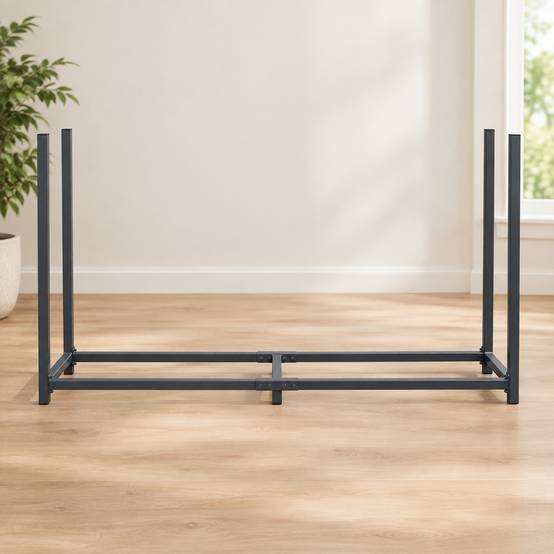 Support de Rangement pour Bûches en Acier avec Housse - Image 8
