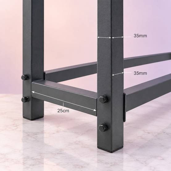 Support de Rangement pour Bûches en Acier avec Housse - Image 5