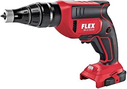 Set visseuse pour cloisons sèches + outil multifonction - FLEX - avec 2 batteries 18V 2.5Ah - chargeur - mallette -532427 - Image 4
