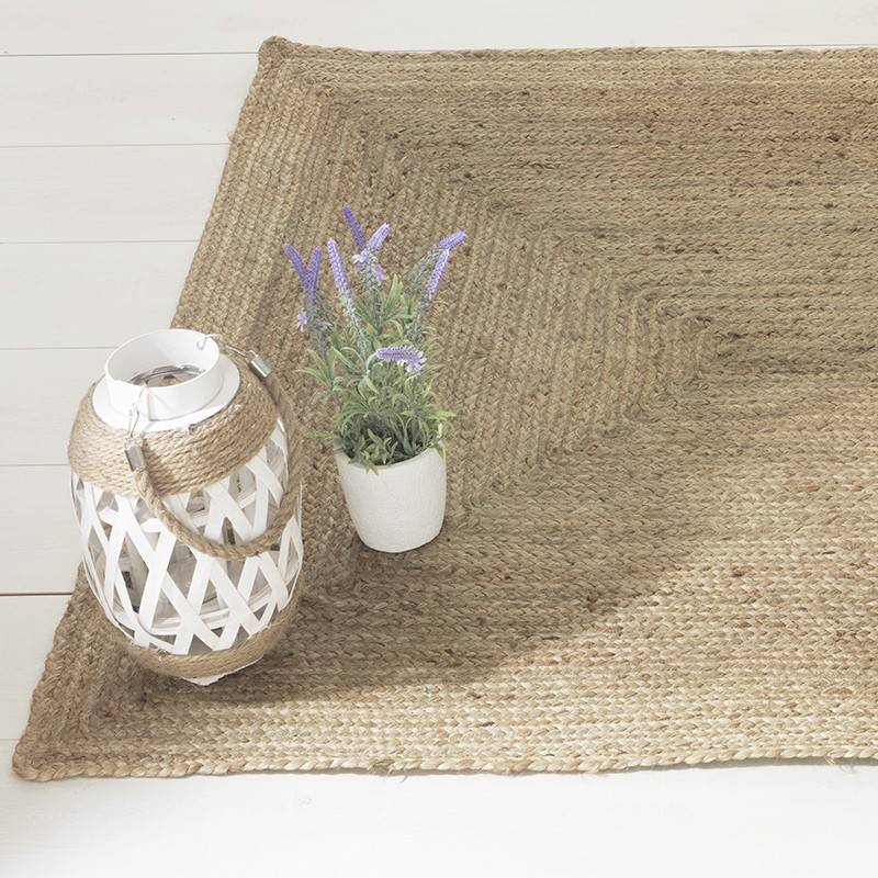 Tapis jute naturel rectangulaire 120x170 Atmosphera - Image 2