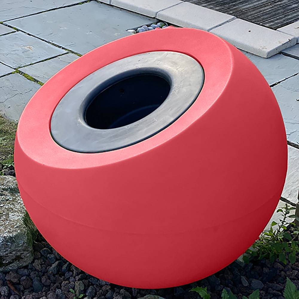 Plast'Up Rotomoulage - Pot de fleurs sphérique xxl dolce vita 300l-lot de 2 - Image 4