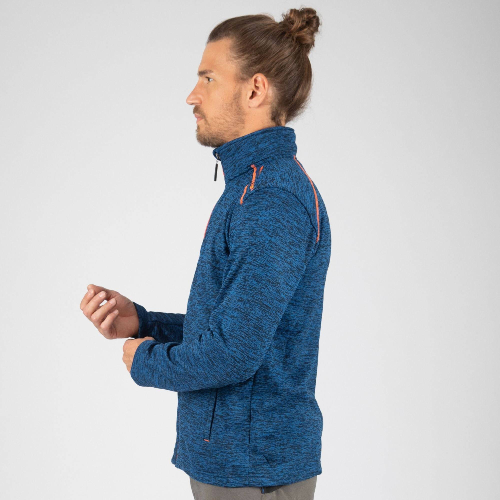 Nineworths - Veste - NORTH WAYS - LENNY 1505 Marine / Orange Fluo T.XXL - Image 4