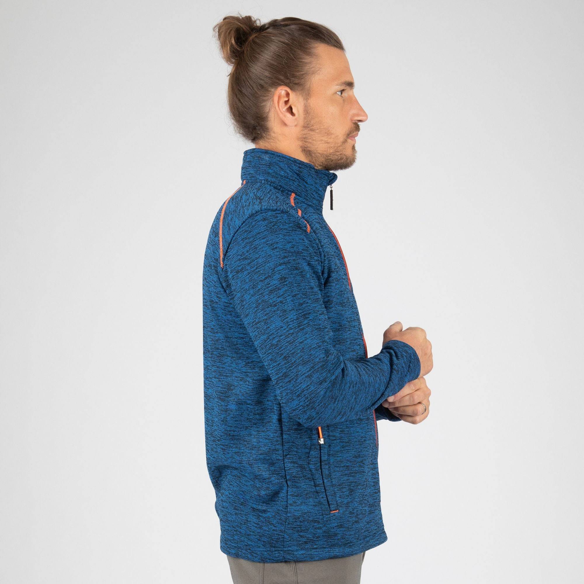 Nineworths - Veste - NORTH WAYS - LENNY 1505 Marine / Orange Fluo T.XXL - Image 3