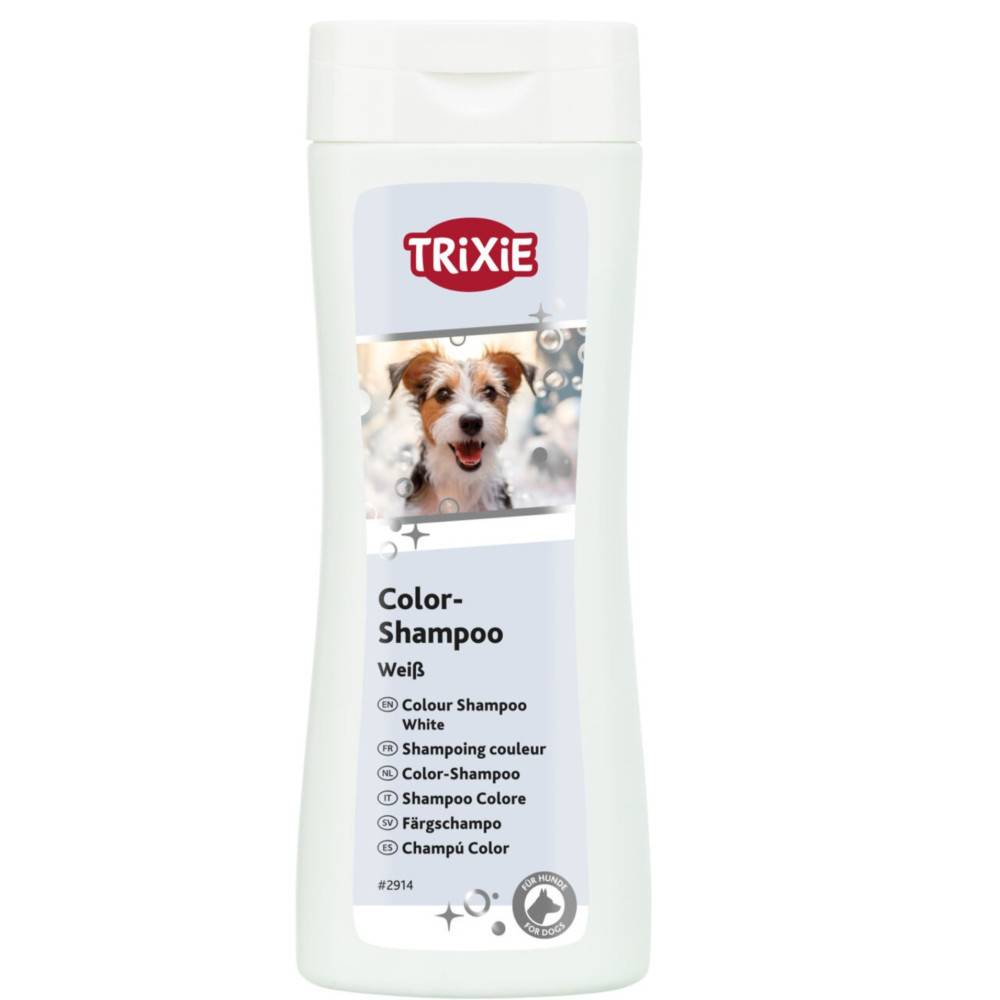 Trixie - Shampoing spécial poils blancs 250ml pour chien. - Image 1