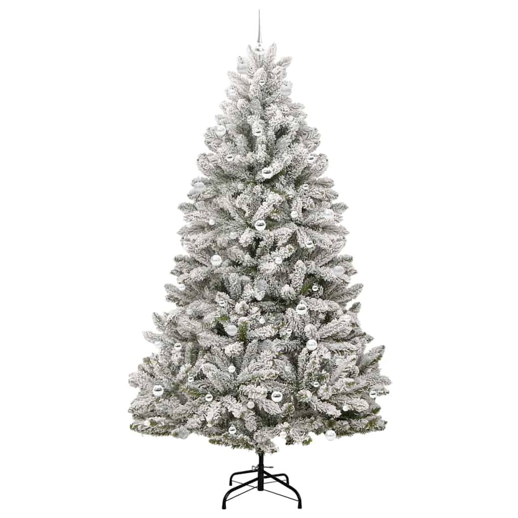 ComfortXL - Sapin Artificiel Enneigé 240 cm pour Salon/Jardin, Pré-illuminé LED et décoré – ComfortXL Outdoor Living - Image 4