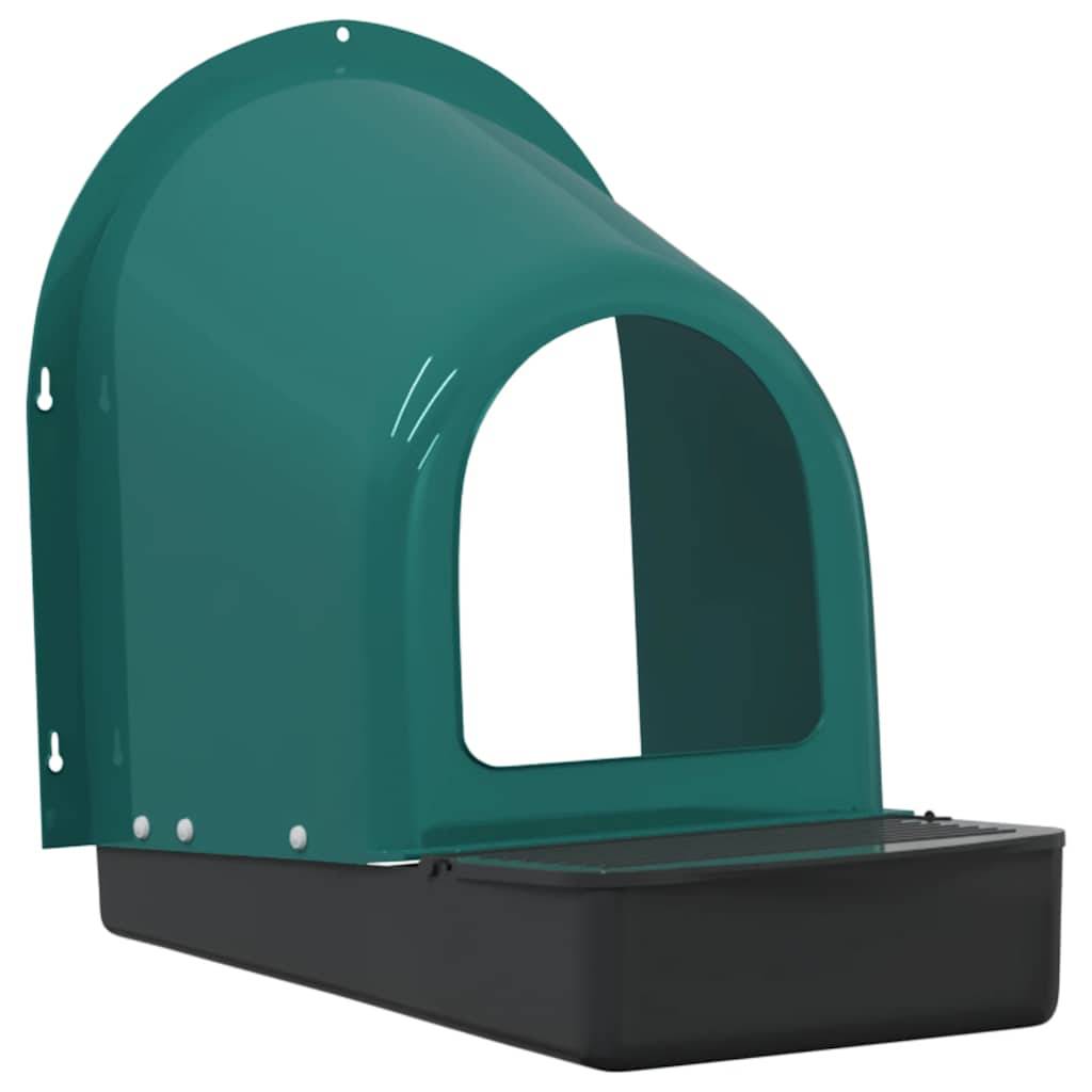 Lot de 4 pondoirs muraux en plastique robuste pour poulailler Vert foncé – ComfortXL Outdoor Living - Image 2