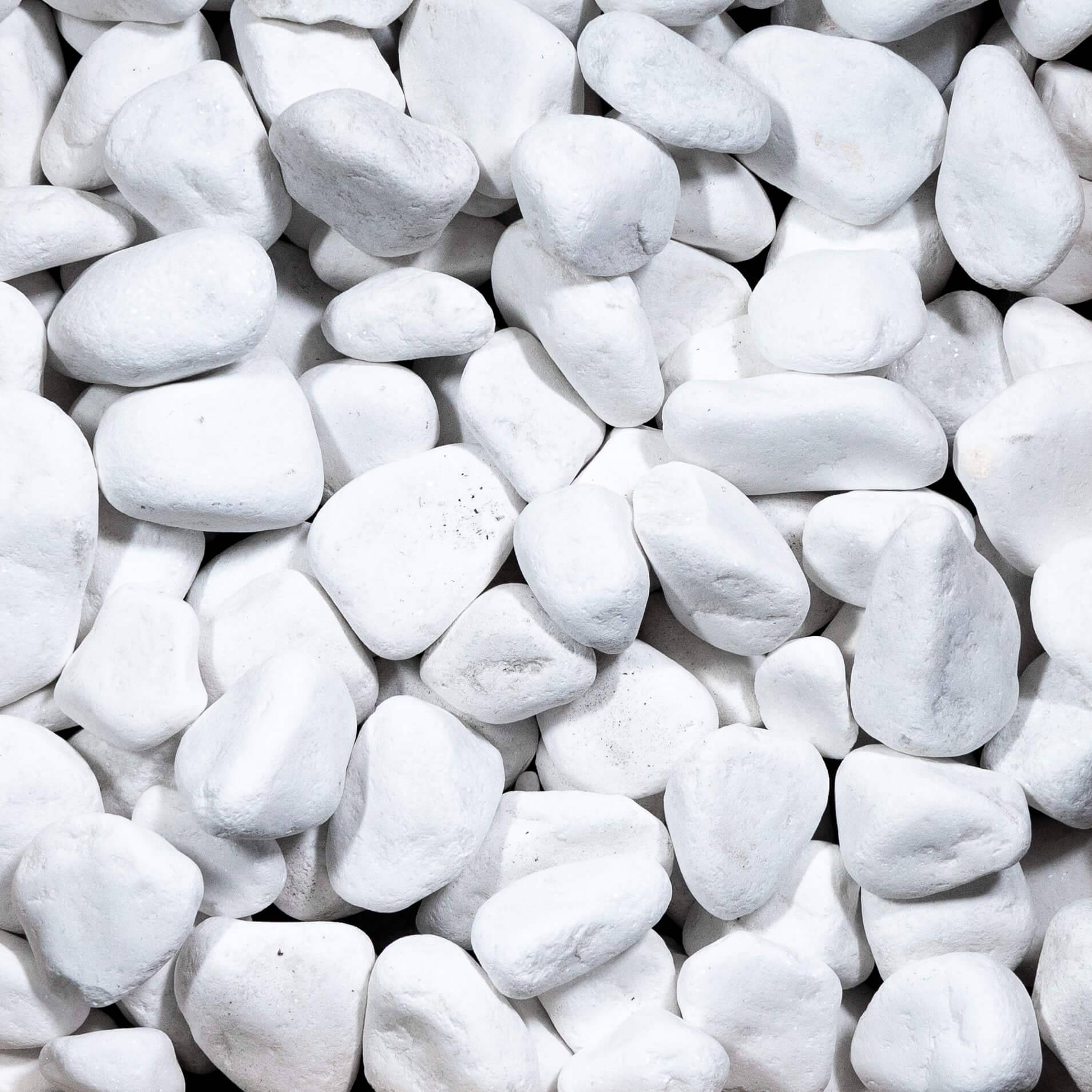 RO'MA Nature - Galet Blanc Pur 40-60 mm - Big Bag 500 kg (5 m²) - RO'MA NATURE - Image 1