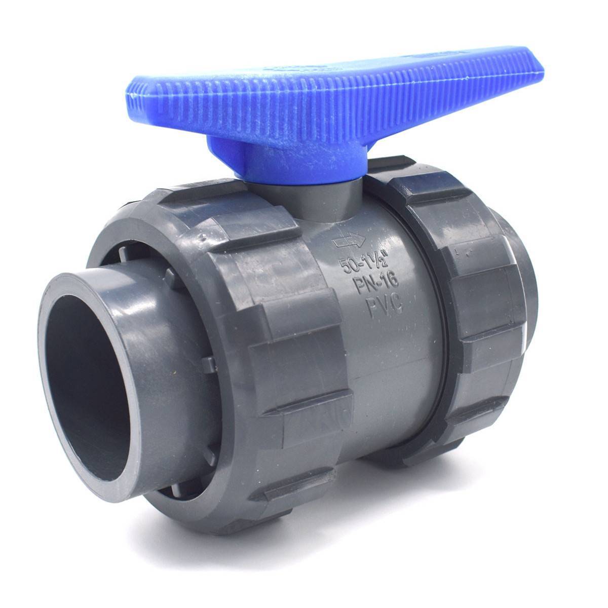 Codital - Vanne PVC à sphère double union raccordement femelle à coller abrisa - 16mm