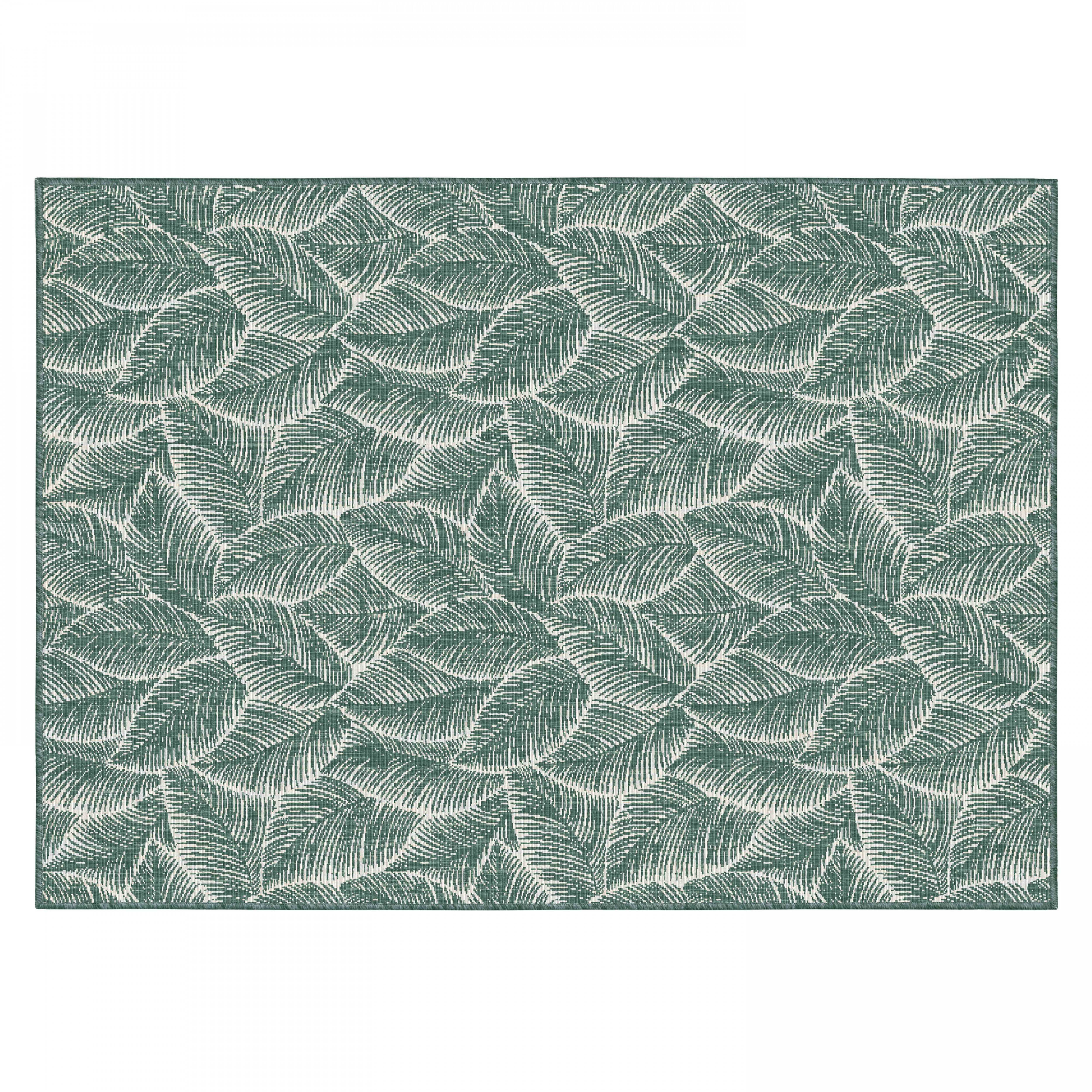 Oviala - Tapis d'extérieur en polypropylène 120 x 170 cm vert Folia - Oviala - Image 3