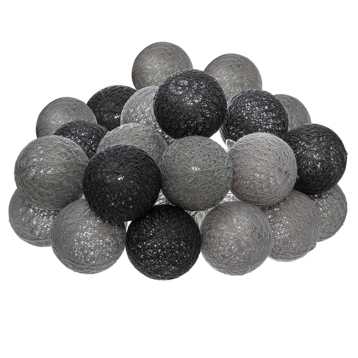 Atmosphera - Guirlande Led Secteur 20 Boules Assortiments D 6 Box - Atmosphera Créateur d'intérieur