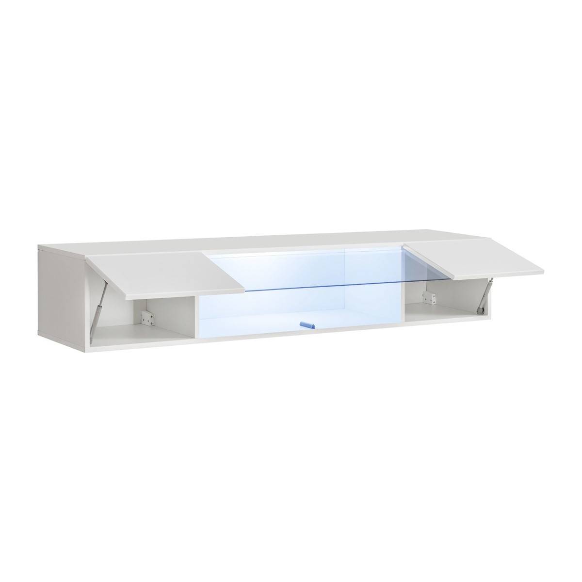 Bloc Mural Design LED "Fly I3" 160cm Blanc - Image 2
