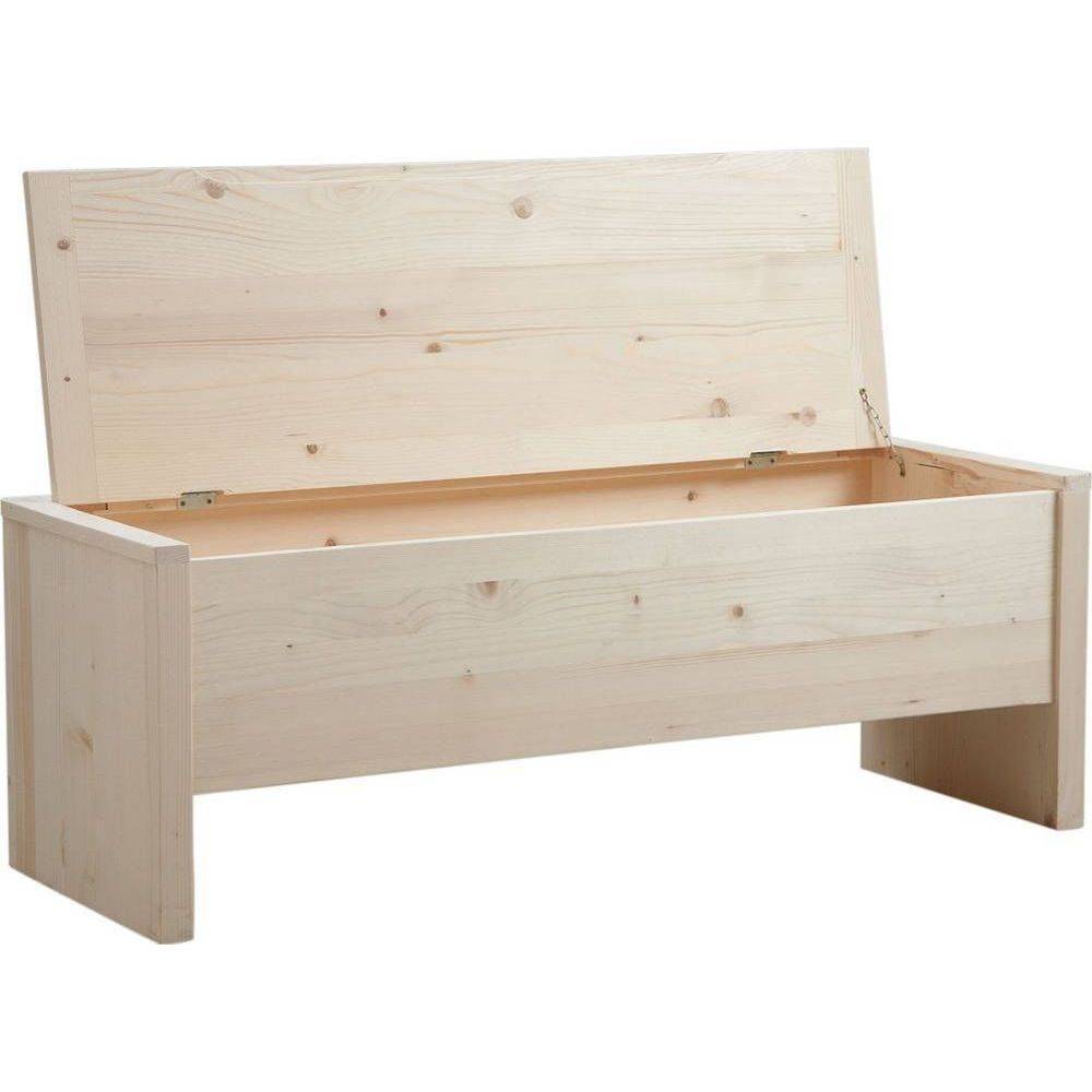 Aubry Gaspard - Coffre de rangement en bois brut - Image 2