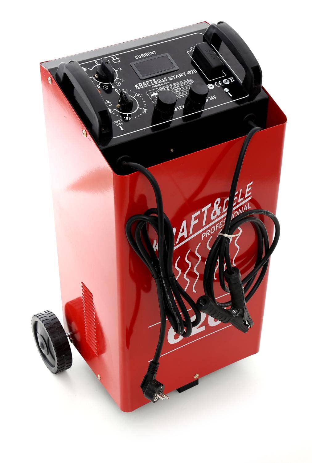 Importdistrib - Chargeur batterie de voiture  Redresseur avec démarrage LCD 250A 12/24 V - Image 2