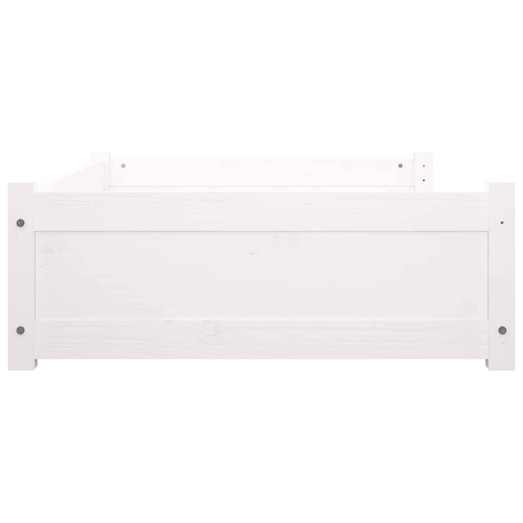 Vidaxl - Lit pour chien Blanc 95,5x65,5x28 cm Bois de pin solide vidaXL 821458 - Image 7