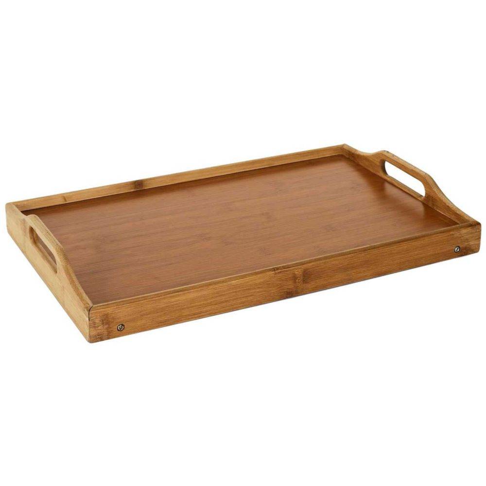 The Home Deco Factory - Plateau sur pieds en bambou 45 x 30 cm - Image 4