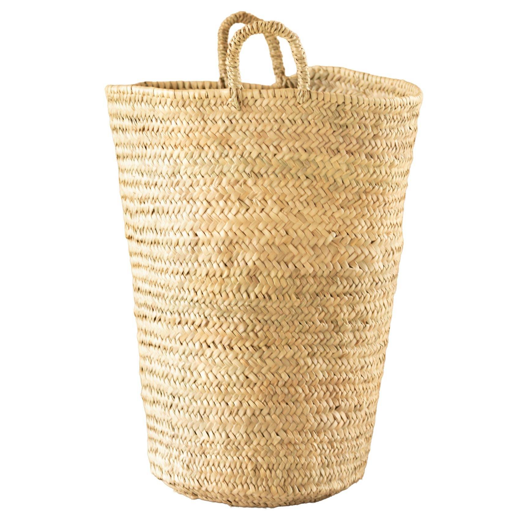 Home Maison - Grand panier en feuilles de palmier avec anse - HOME MAISON - Osier - Naturel - Image 1
