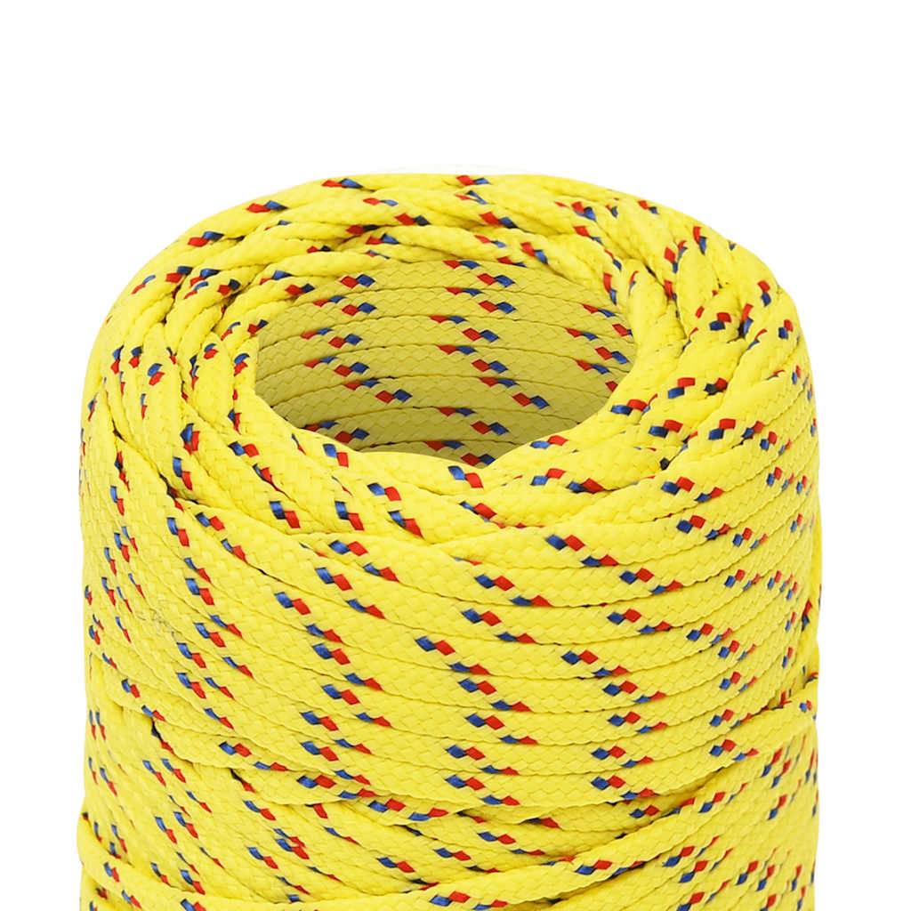 Corde de bateau Jaune 2 mm 50 m Polypropylène Maison Chic - Image 4
