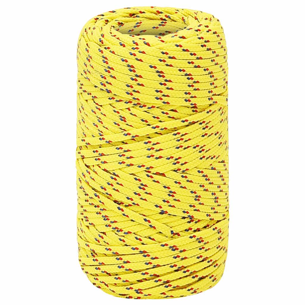Corde de bateau Jaune 2 mm 50 m Polypropylène Maison Chic - Image 1