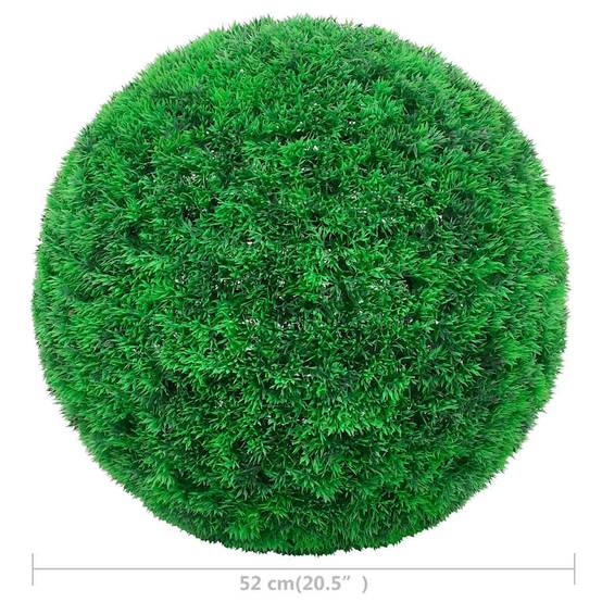 Boules de buis artificielles polyéthylène vert 52 x 52 x 52 cm, poids:4kg - PANGIVO - Image 4