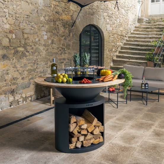 Brasero Ellipse 120 Noir - Image 2