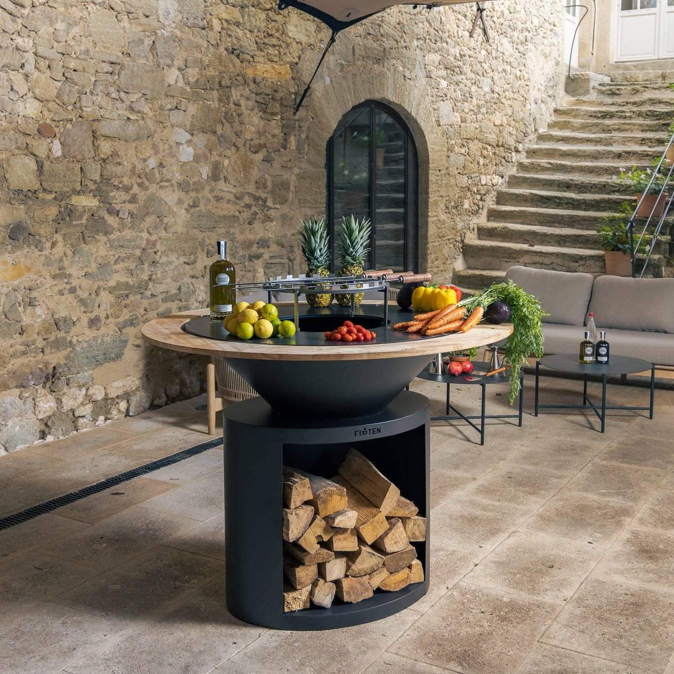 Brasero Ellipse 120 Noir - Image 2