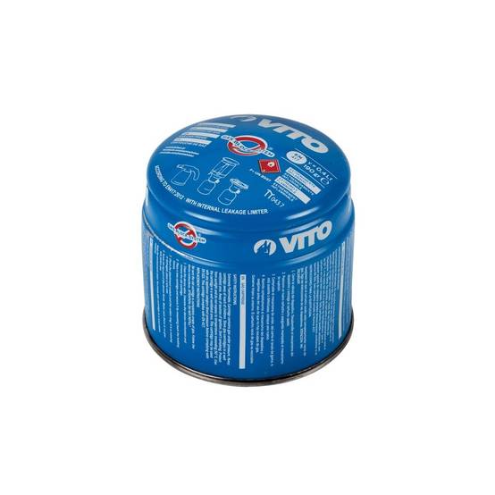 Pack 12 cartouches gaz camping 190g VITO bouteille gaz butane perçable sécurité stop-gaz TUV - Image 2