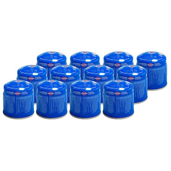 Pack 12 cartouches gaz camping 190g VITO bouteille gaz butane perçable sécurité stop-gaz TUV - Image 1